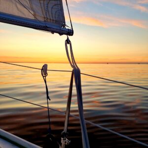 Päikeseloojang merel