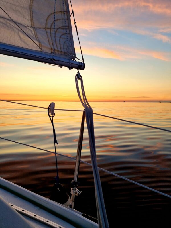 Päikeseloojang merel